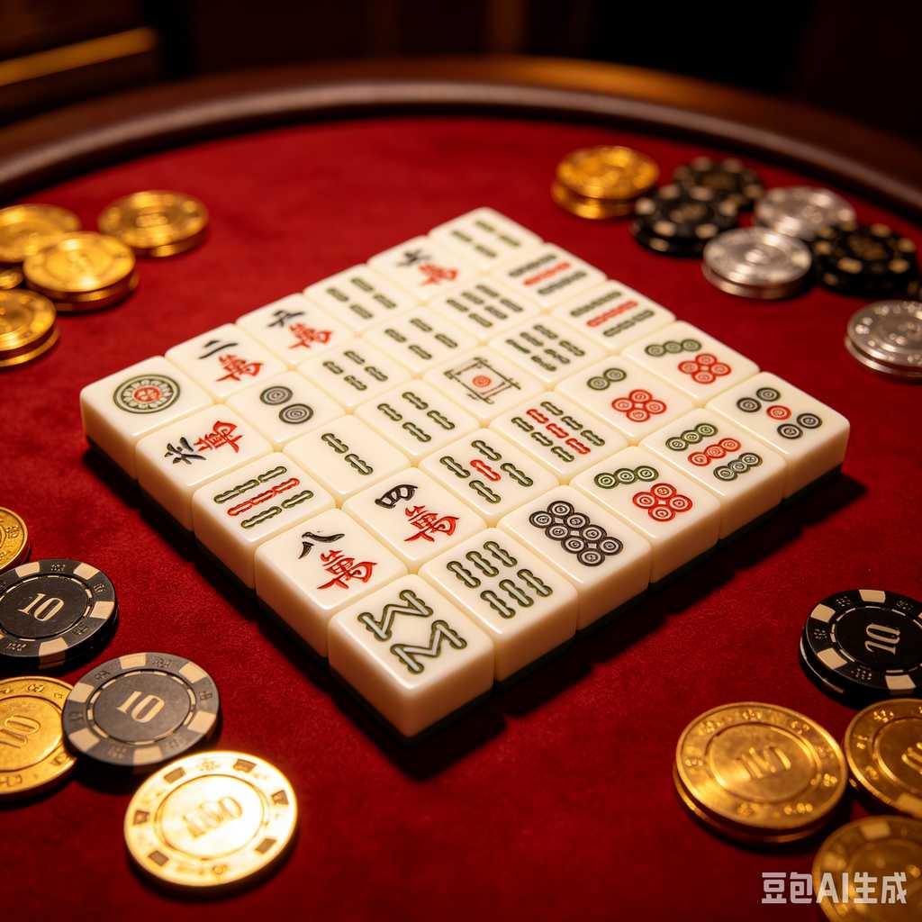 hand painted mahjong tiles